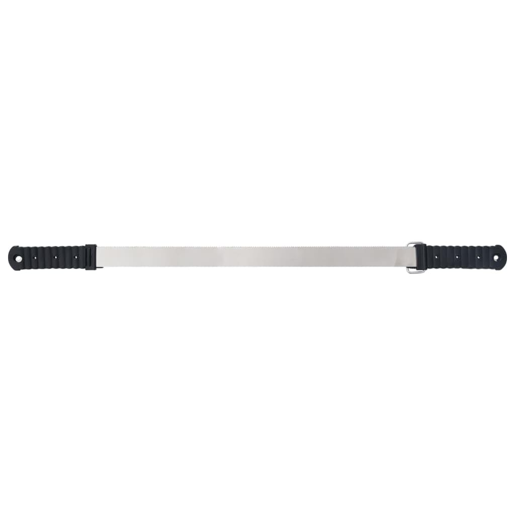 Schweißmesser Doppelseitig aus Edelstahl mit rutschfestem Griff 32x10,5 cm für Pferdepflege, Schmutzentfernung, Fellwechsel, Putzhandschuh Ersatz