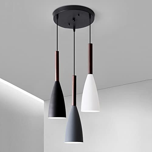 Suspension Nordic Dining Room Light, luminaire moderne E27 pour salle à manger et bar