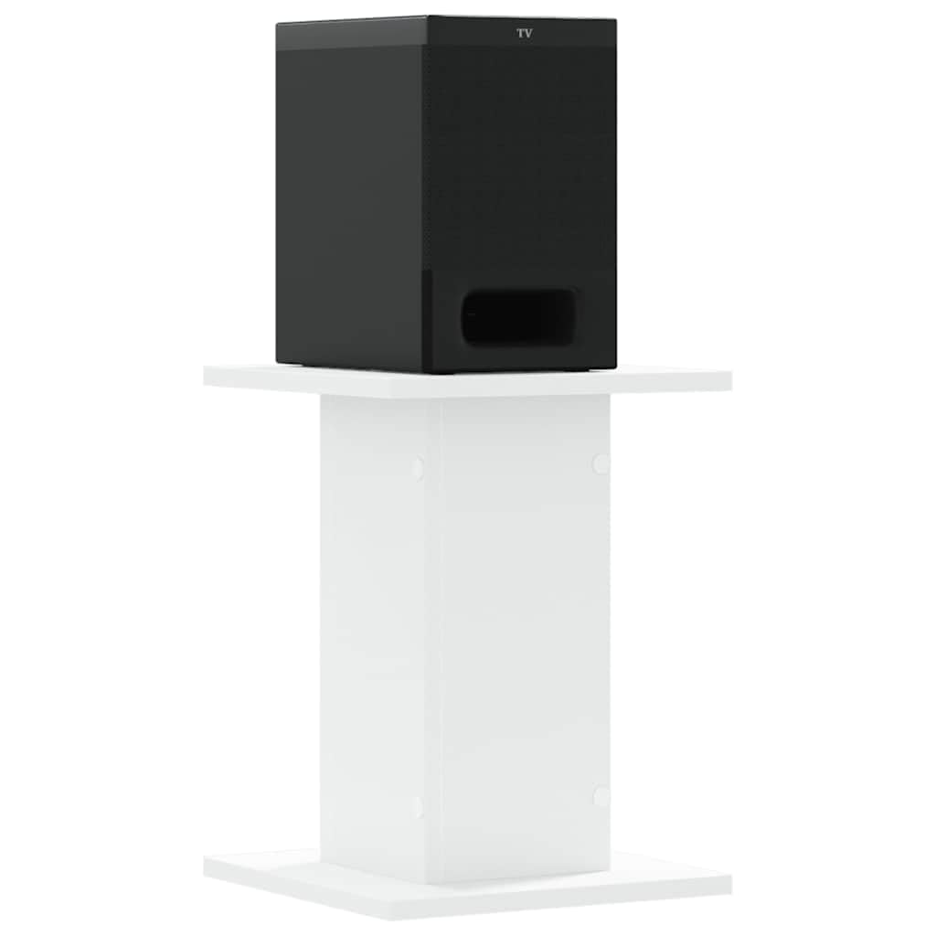 Supporti Altoparlanti 2 pz Bianchi 30x30x40cm Legno Multistrato,Dispositivi elettronici,o,Accessori o,Accessori per Altoparlante,Supporti per Altoparlanti,9.5 kg -852645