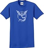 Utopia Sport Team Mystic Distressed Print T-Shirt (S-5X) (X-Large, Iris)