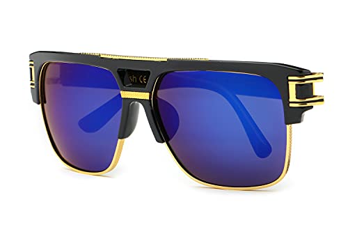 Image of Allt Square Aviator Large Fashion Sunglasses For Men Women Goggle Alloy Frame Glasses