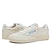 Reebok Club C Vintage Tennis Sneakers for Men, Casual White Mens Shoes, Size 7 to 15, Chalk/Alabaster/Essential Blue, 6