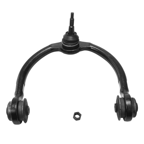 Image of Detroit Axle - 4pc Front End Control Arms Kit for Jeep 05-10 Grand Cherokee Commander, 2 Upper Control Arms with Ball Joint 2 Outer Tie Rod Ends 2005 2006 2007 2008 2009 2010 Replacement