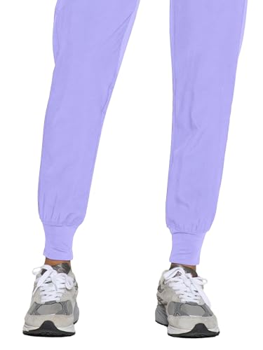 Image of COZYFIT Womens Scrub Pants - Soft Stretch Yoga Style with 5 Pockets, Slim Fit Jogger Scrubs Pants for Women