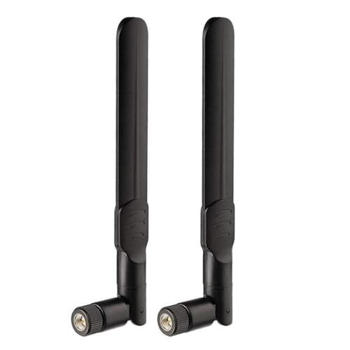 Bingfu Antenne 4G LTE SMA Mâle 8 dBi Omni-directionnelle Compatible avec TP-Link Huawei Netgear Mercusys ZTE Tenda Mobile 4G LTE Routeur Modem Gateway Hotspot Caméra Sécurité Home Téléphone