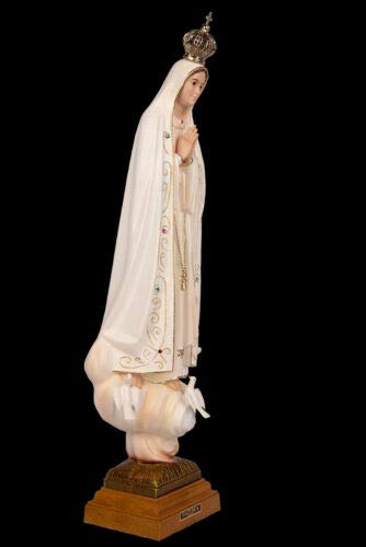 Estatuilla religiosa de Nuestra Señora de Fátima, Virgen María, 45 cm