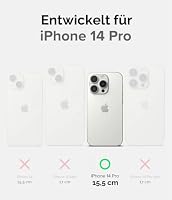Ringke Onyx für iPhone 14 Pro Hülle, [Griffig] rutschfest Anti-Fingerabdruck Stoßfest Kratzfest Passgenau Stilvoll Handyhülle mit Präzisen Ausschnitten - Black – Ansicht 2