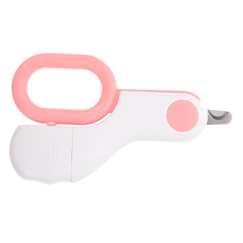 ROMISBABA 1個 爪切り 犬爪トリマー 犬の爪 ペットの爪はさみ ペットトリミングはさみ ペット用ハサミ ペットアクセサリー ペット用品 ピンク