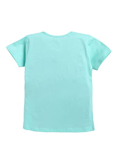 Image of Girls Set of Cotton CartoonPrinted Tshirt Pajama Regular Fit