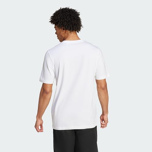 adidas JUVE DNA GR Camiseta Moderna para Hombre (Paquete de 1), Blanco/orquídea Flyaway, XL