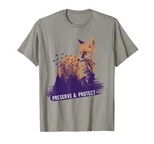 Préserver and Protect Climate Fox Cadeau T-Shirt