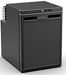 Shield Autocare 44L 12v Compressor Fridge Freezer for Campervan Caravan Motorhome Boat Van Conversion Portable Dual Zone Mini Refrigerator Black Low Noise 12/240 volt
