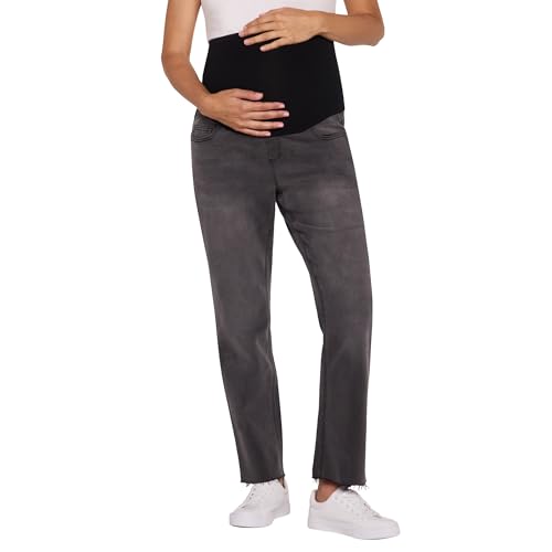Jean de grossesse coupe droite et bandeau Secret Fit Over The Belly