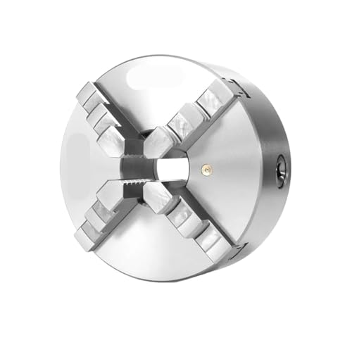 LUJIAYA Portabrocas de 4 mordazas, 200 mm, Portabrocas de Torno autocentrante de 4 mordazas, Portabrocas de Desplazamiento de 8 Pulgadas, K12-200 for Torno