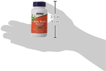 NOW Holy Basil Extract 500 mg,90 Veg Capsules - Image 4