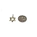 GoldenMine 14k Yellow Gold Star of David Pendant