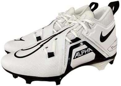 Nike Alpha Menace Pro 3 Mid Men's Wide Football Cleats White Black DH3292-100 Size 11.5 W (Wide) - Image 2