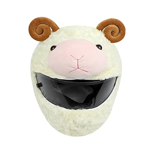 Housse casque moto, housse casque moto intégrale facile à installer, chapeau de protection contre la poussière,manteau casque avec motif animal amusant (sans casque) A Cover