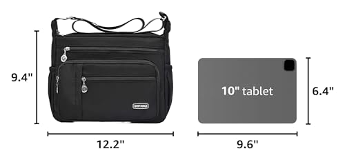 Image of Crossbody Bag for Women,Multi Pockets Cross Body Purses for Women, Ladies Shoulder Bag, Travel Purses and Handbags