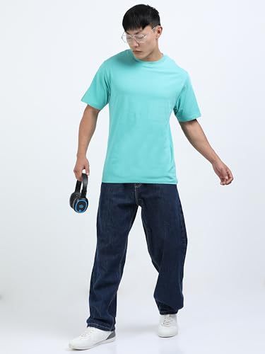 Image of Men's T-Shirts Ringspun Cotton Crew Neck Tee Shirts|Casual Wear T Shirt | Pre Shrunk with Panel Wash