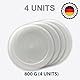 Xilmark Dosendeckel 800g, Deckel für Dosen, Dosenverschluss, Dosendeckel Konserven, Dosen Verschluss, Katzenfutter Aufbewahrung, Dosendeckel Katzenfutter (12 STÜCK)