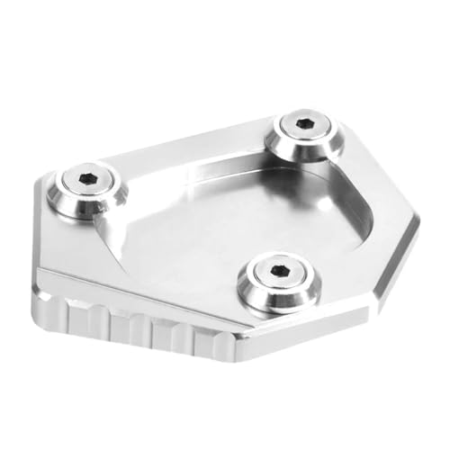 Extension de béquille CNC en alu silver pour Honda NC700X et CB500X