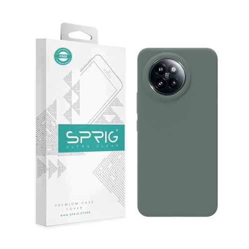 Image of SPRIG Compatible with Mi 14 Civi Premium SilkTone Back Cover Drop Tested Shock Proof Mobile Case for Men, Women, Boys and Girls with Camera Protection (Pastel Mint Green)