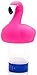 WWD Premium Animal Floating Pool Chlorine Dispenser for Chemical Tablets Fits 3" Tabs Bromine Holder (Flamingo)