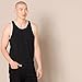 Amazon Essentials Slim-Fit Men's Tank, Black/White, X-Large - Casual Wear