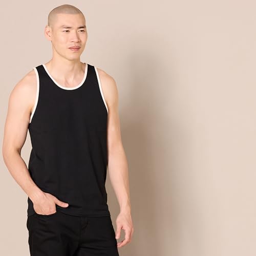 Image of Amazon Essentials Men's Active Quick Dry Tech Stretch Moisture Wicking Lightweight Gym Tank Top