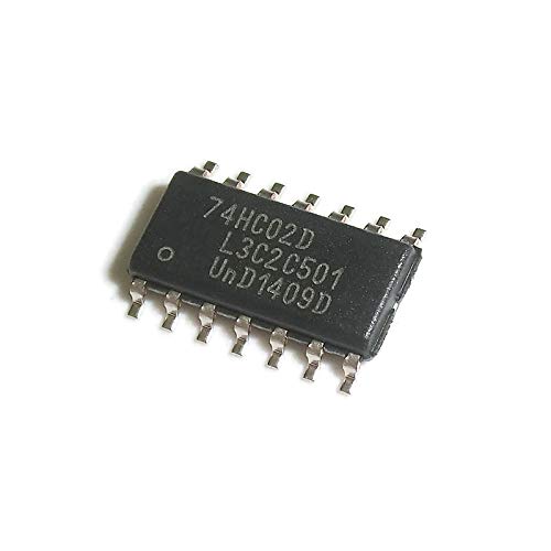 50 x 74HC02D Quad 2 entrées NOR Portail SOP-14