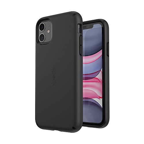 Coque iPhone 11 fine Speck CandyShell Pro voyage et bureau