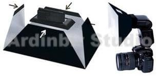 Ardinbir Flash Softbox Diffuser for Nikon D90, DX, D90, D40, D60, D80, D70, D40x, D50, D70s, D300s, D700, D300, DX, D200, D100, D3000, D5000, D3s, D3x, D3, D1, D2x; Small Size(20.2×12.2×9cm)