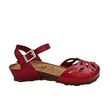 sandalias planas mujer yokono  YOKONO - Sandalias Piel Rojo - Cuero para: Mujer Color: Rojo Talla: 38