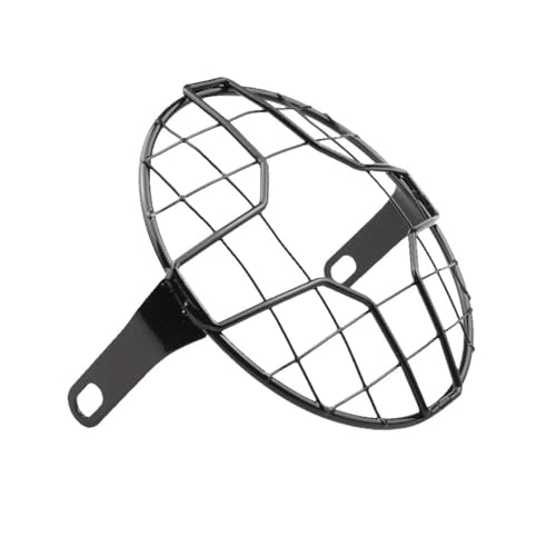 Grille de protection pour phare moto en métal noir accessoire de modification