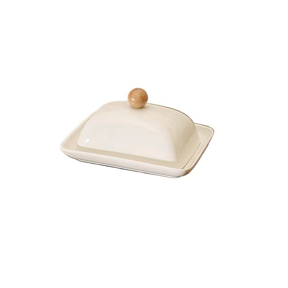Ceramiczna miska na masło, minimalistyczna, lodówka, pudełko do przechowywania, pojemnik na żywność, wielofunkcyjny