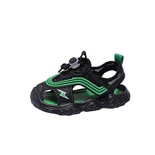Infant Little Child Sandal Boy For Children Portable Breathable Mesh Surface Rubber Sole Fashion Leisure Sandal Boy