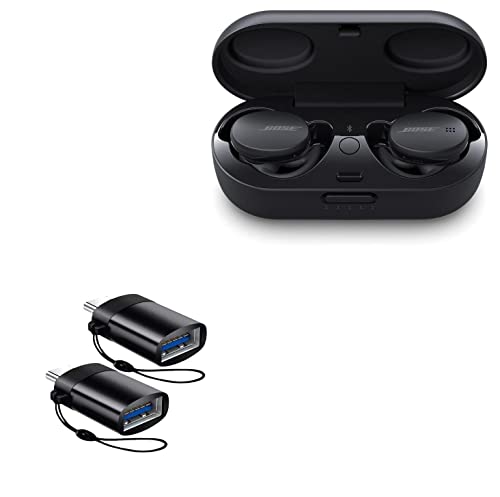 Plus de batterie sur vos écouteurs Bose Sport? Adaptateur USB-C vers A portable lot de 2