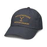 Yellowstone Dutton Ranch Embroidered Logo Adjustable Baseball Hat