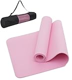 TPE-mat 6 mm voor yoga-fitness- en pilates-oefeningen, groot, antislip, Sportvida