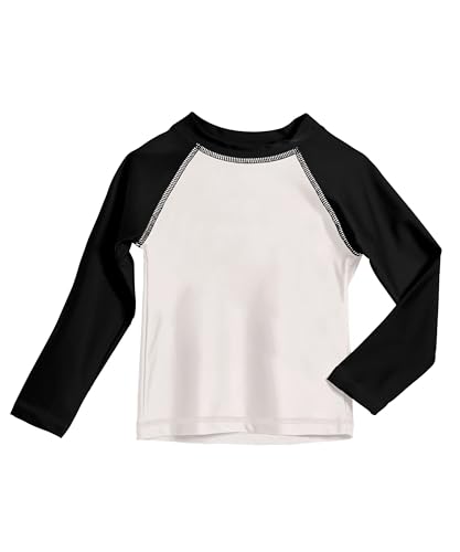 Image of City Threads Rash Guard for Boys SPF 50+ Made in USA, Long Sleeve Swim Shirt with Sun Protection, Toddler, and Youth Sizes