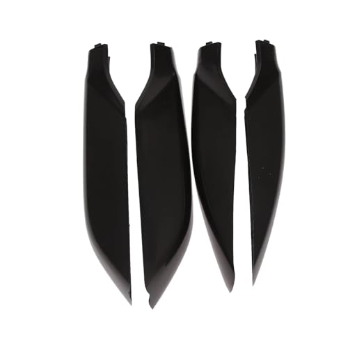 SKINII Cofre Techo Coche 4X Funda Protectora Tapa Extremo Riel Cubierta Portaequipajes Techo Negra Y Plateada para Toyota para Land para Cruiser para Prado 150 LC150 10 20 Porta Equipaje De Automóvil