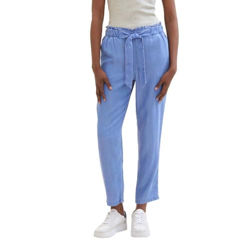 Tom Tailor Denim pantalon fuselé femme en coton doux coupe ajustée