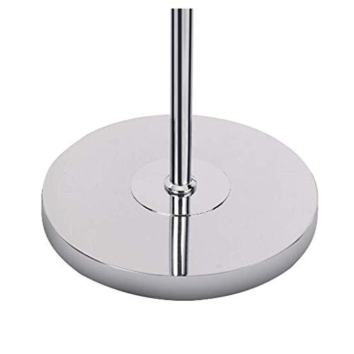 Lampe murale salon LED chrome avec abat-jour plume design moderne