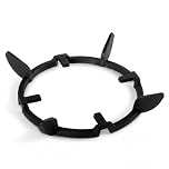 Eulihent Wok Stand for Gas Hob, Gas Cooker Wok Ring Stand Woks Support Ring for Gases Hob, Woks Gases Stove Rings Cast Iron Wokes Rings for Gasses Hobs, Kitchen, 17cm Diameter