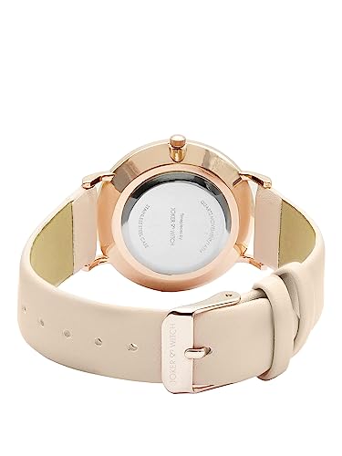 Image of Joker & Witch Women Hannah 38mm White Dial 18mm Pink Faux Leather Watch