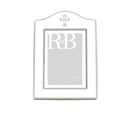 Reed & Barton Abbey Cross Silverplate 5x7 Picture Frame - image 2