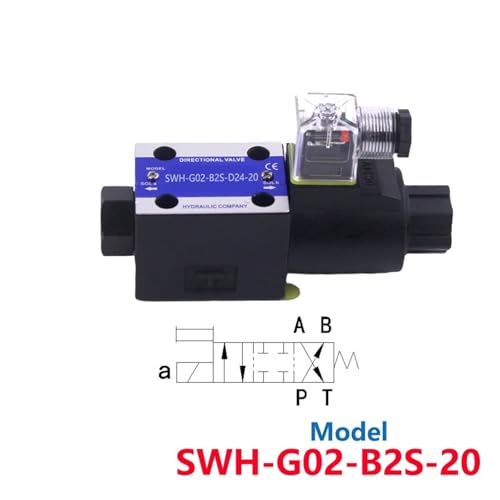 Distributeur hydraulique SWH-G02-C6B valve de commande directionnelle à bobine - 3