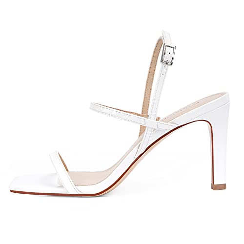 Image of Modatope Womens Sandals Open Toe Strappy Sandals Ankle Strap High Heel Sandals for Women