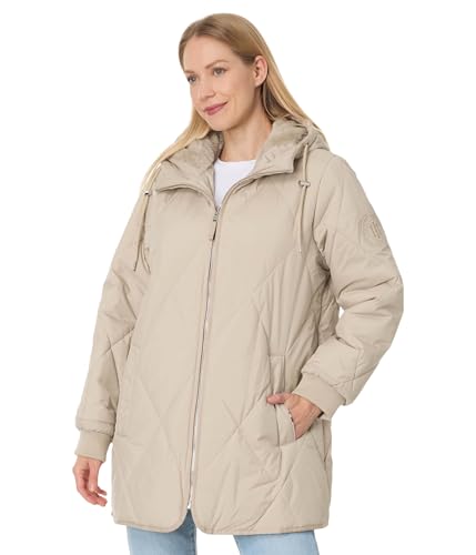 Tommy Hilfiger Women's Zip-up Quilted Coat